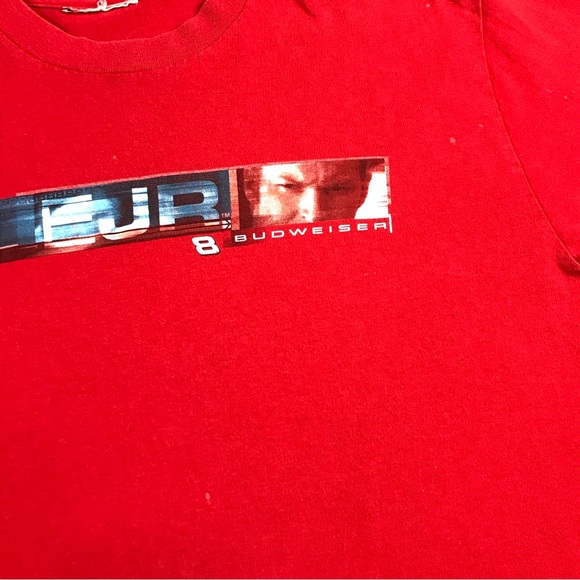 Dale Earnhardt Jr. American Race Car Driver Budweiser Car Men’s Shirt Size M - Picture 6 of 6